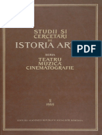 016 2 Studii Cercetari Istoria Artei Seria Teatru Muzica Cinematografie 1969