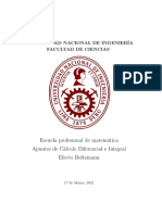 Apuntes de Cálculo Diferencial e Integral