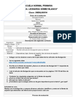 Primera Semana Planeacion Español