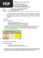 Informe Diagnostico de Tercero A
