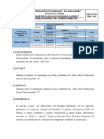 Informe académico primer quimestre educación básica