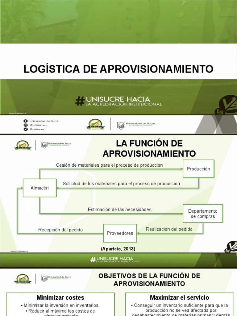 Logística de Aprovisionamiento | PDF | Obtención | Inventario