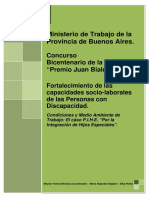 Fortalecimiento Capacidades Socio Laborales Personas C-Discap (Premio BM)