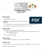 Thermodynamique - Série de TD N°02