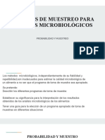 MÉTODOS DE MUESTREO PARA ANÁLISIS MICROBIOLÓGICOS