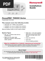 Honeywell Th6320u User Manual