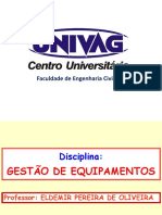 3a. Aula - GESTÃO DE EQUIPAMENTOS - 2016-1