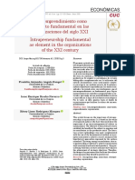 Intraemprendimiento Como Elemento Fundamental en Las Organizaciones Del Siglo XXI