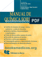 Manual de Quimica Forense - Caro - 1era Edición