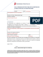 Autorización para Publicar Identidad de La Organización