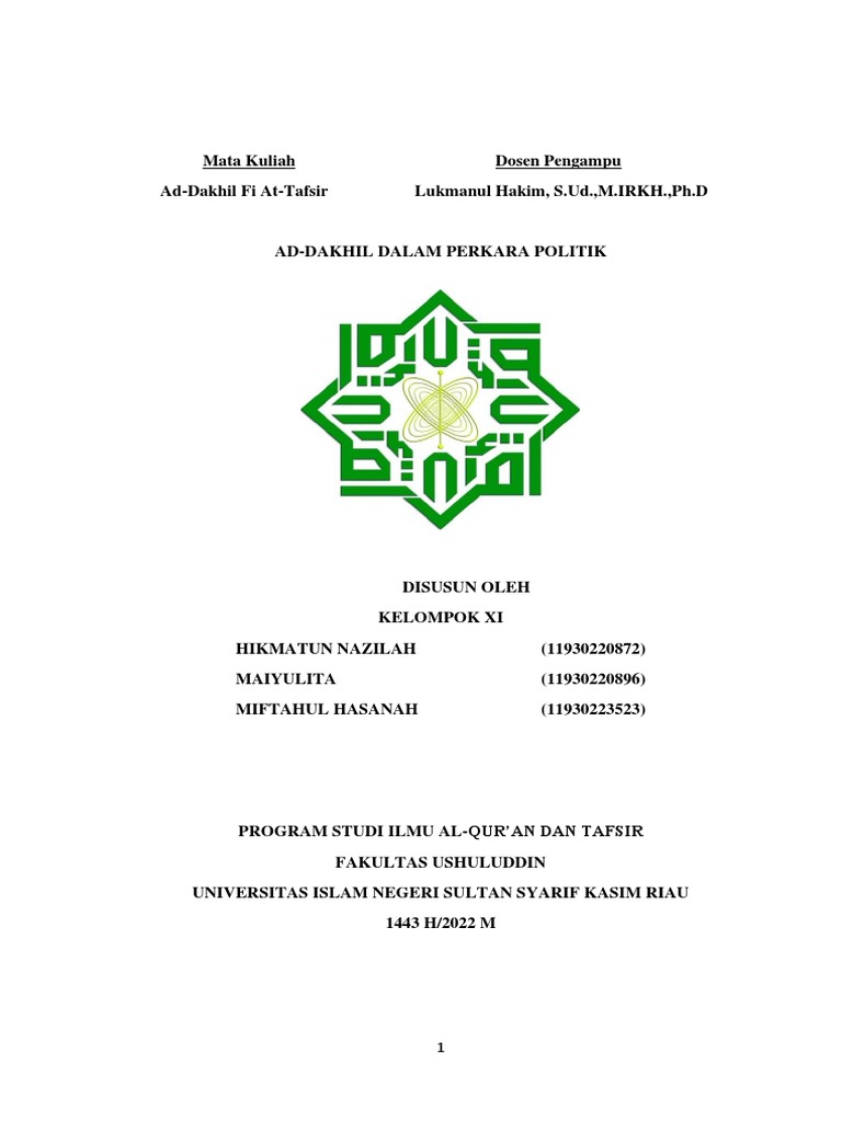 Kelompok 11 AdDakhil PDF