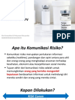 Komunikasi Risiko Imunisasi HPV