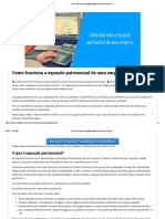 Situacao Liquida Como Funciona A Equação Patrimonial de Uma Empresa