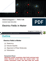 Electrics Fields in Matter