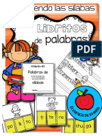 6 - Yo Aprendo Las Sílabas - 6 Libritos de Palabras de 3 Sílabas