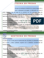 Geotecnia en Presas