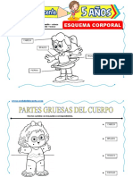 Esquema Corporal para Niños de 5 Años