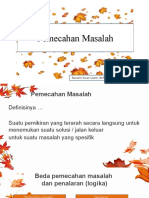 Psikologi Kognitif - #13 Pemecahan Masalah