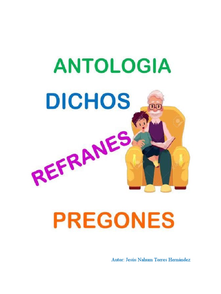 Dichos Refranes Y Pregones Pdf