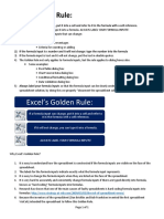 Excel's Golden Rule