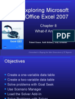 Exploring Microsoft Office Excel 2007: What-If Analysis