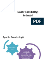 Dasar Toksikologi Industri