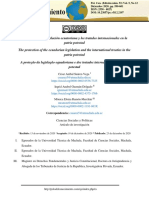 El Amparo de La Legislacion Ecuatoriana Y Los Tratados-1
