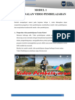 Modul Pembuatan Media Video Pembelajaran 1 BAP