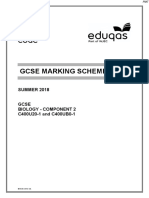 June 2018 MS - Component 2 (F) WJEC Biology GCSE