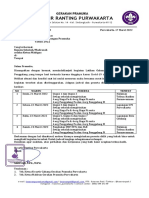 Surat Edaran II Latgab Pramuka