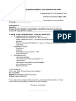 Autorización de Viaje para Menores de Edad