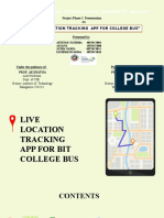 Live Location Tracking App for BIT College Bus