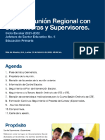 Reunion Regional Con Supervisoras y Supervisores 21 de Febrero de 2022