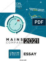 Raus IAS Essay Mains Compass 2021