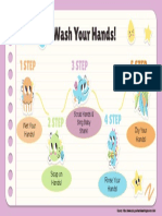 Day 3 Washing Hands Flyer For Grade School