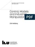 Control, Models of Industrial Manipulators