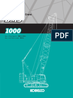 Hydraulic Crawler Crane: Model: BMS1000