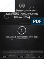 Sistem Penyaluran Dan Kebijakan Pemanfaatan Dana Desa