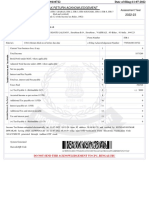 Indian Income Tax Return Acknowledgement 2022-23: Assessment Year