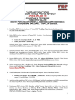 Tahapan Pendaftaran PKPA Online Angkatan 12 Tahun 2022 DPN INDONESIA FHP Law School