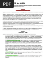 Dept. Human Settlements and Urban Development Act (RA 11201)