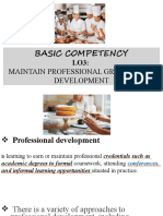 Basic LO3 - Maintain Professional Growth and Development
