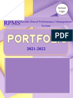 Rpms Portfolio Teacher Marjo Design 3