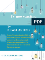 TV Newscasting: Prepared By: Mitchelle Aficionado-Tabaosares