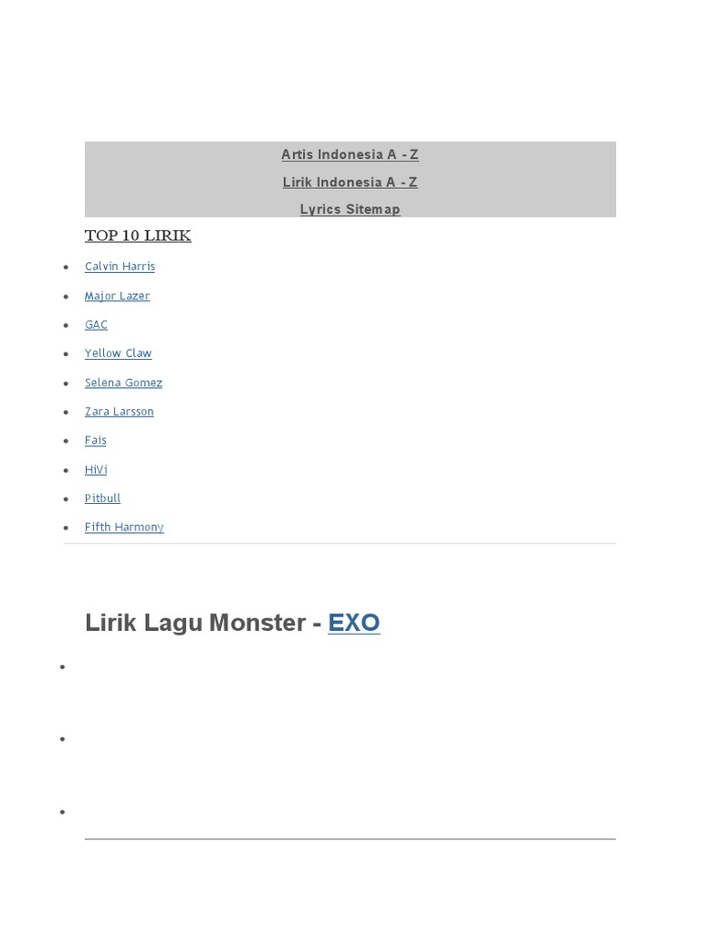 Exo Monster | PDF | Horror Fiction | Legendary Creatures