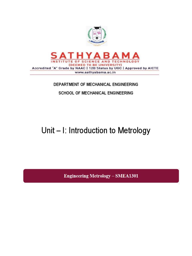 Introduction to Metrology Basics | PDF | Calibration | Accuracy And ...