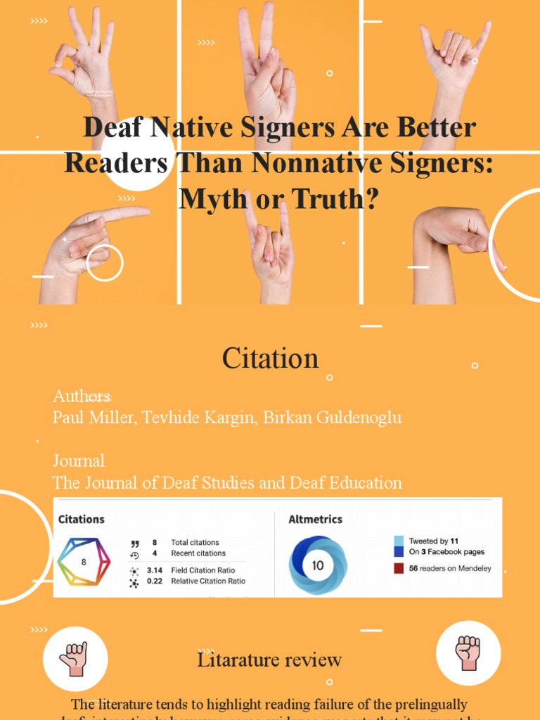 Reading Ability Of Deaf People Pdf Hearing Loss Reading Comprehension