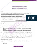 CBSE Notes Class 8 Social Science Geography Chapter 2 Land Soil Water Natural Vegetation and Wildlife Resources