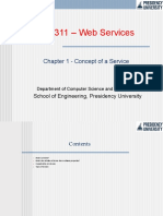 CSE 311 - Web Services: Chapter 1 - Concept of A Service