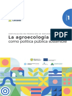 La Agroecologia Como Politica Publica Sostenible